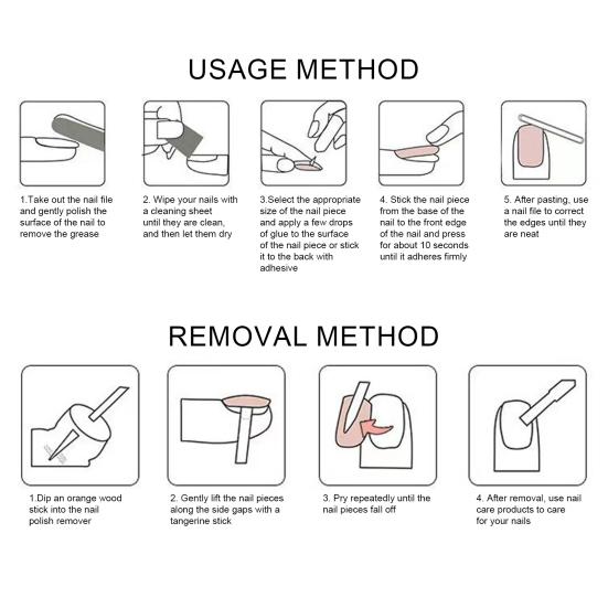 Green Cat Eyes Press On Nails Elegant 3D Gold Floral French Tips Oval False Nails with Jelly Glue Acrylic Press On Nails Kit for Women