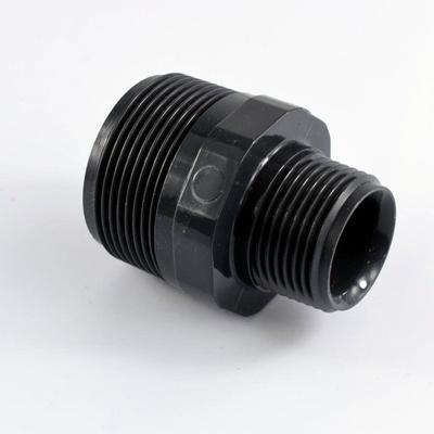 PVC Fitting Reduction 1 1/2" X 1" - Double Male Adapter PVC-U for Plumbing