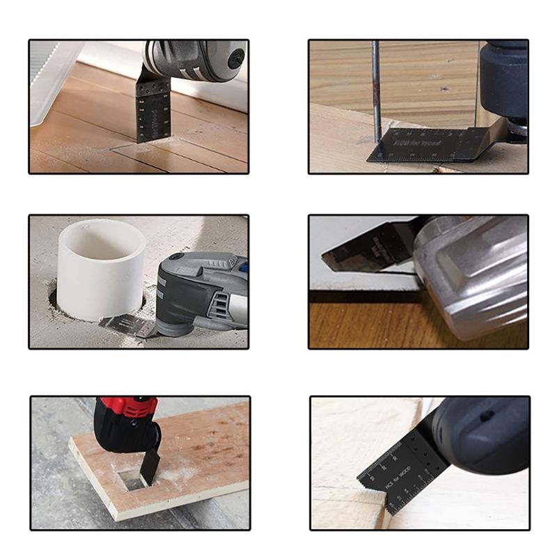 Upgrades Oscillating Tool Vane Fast Release Oscillating Sawblades Multipurpose for Precise Wood & Plastic Cutting