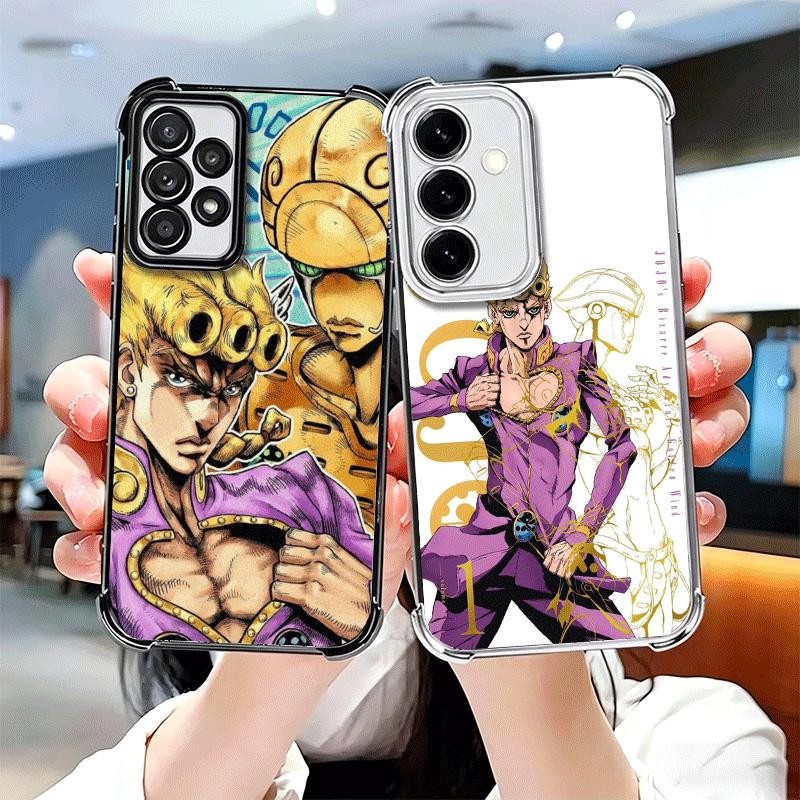 JoJo Adventure Giorno Giovanna Soft Phone Case For Samsung A17 A27 A07 A37 A57 A16 A56 A15 A55 A14 A54 A13 A53 A26 A36 A25 A35 A