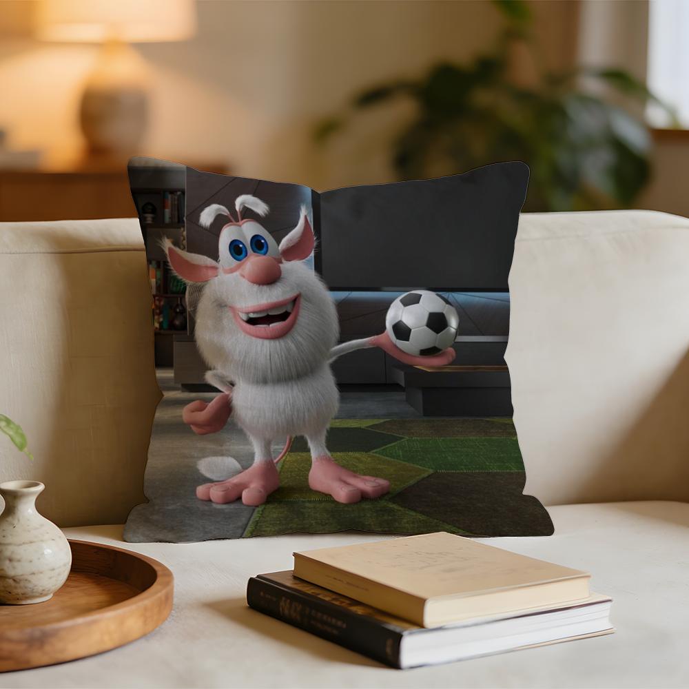 

Cute FourbobBooba Cushion Cover Short plush pillowcase for bed sofa carwashable 30x30cm