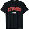 Elite Authentics Black Southern Illinois Edwardsville Cougars Arch Over Logo T-Shirt