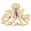 Single Hole Handle Brass Octopus Handle Home Furniture Long-Lasting Use Luxurious Gold Color Rust-Proof Stylish Design
