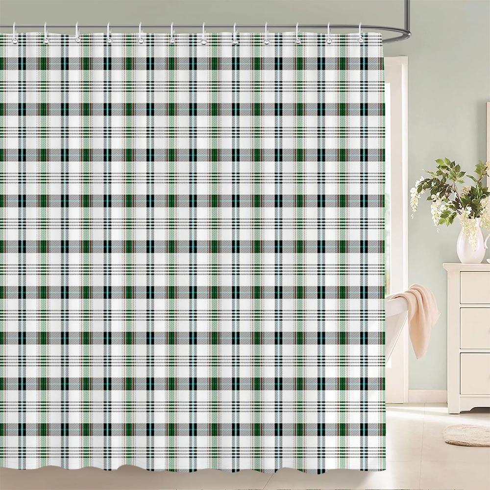 3d Bathroom Curtains Colorful Geometry Shower Curtains Waterproof Fabric With 12 Hooks Home Decor Washable Bath Screen