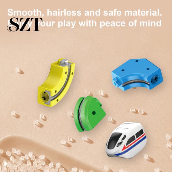 Rechargeable Train Toy 1/2Pcs Electric Replacement USB Kids Simulation Locomotive Toddlers Boys Girls Educational Track Head