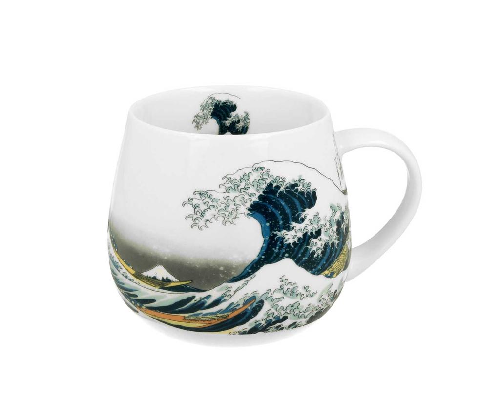 Porcelanowy Kubek Baryłka 430 Ml Hokusai