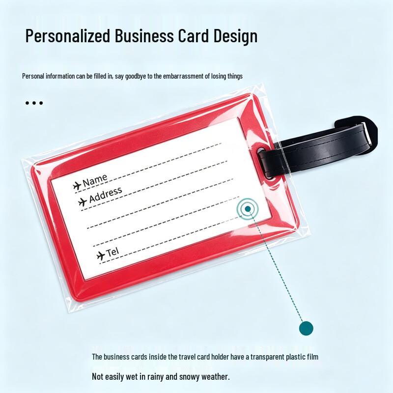 Silicone Travel Luggage Tag