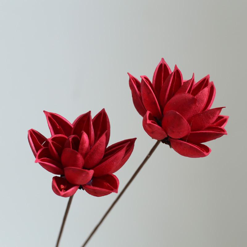 Yunnan Dried & Immortal Flowers Bouquet: Baby's Breath, Roses, Forget-Me-Nots for Home & Homestay Decor