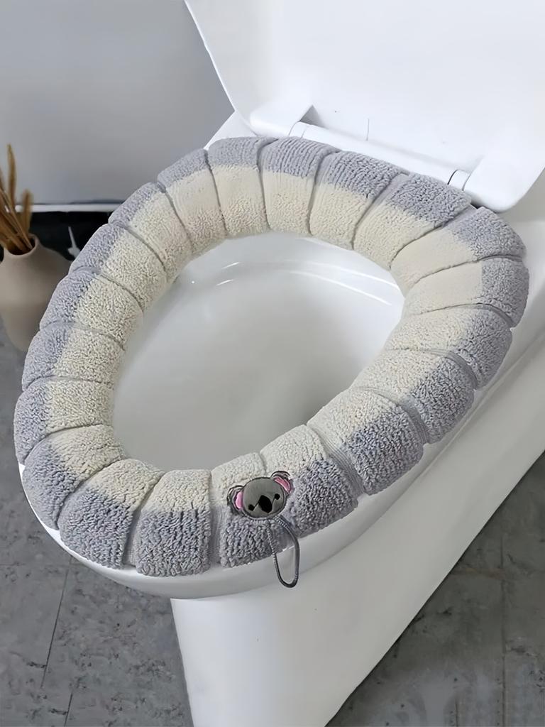 1/2/4 Pieces of Dual Color Washable Toilet Seat for Hand Washing Only, Suitable for Home and Dormitory Bathroom Decoration