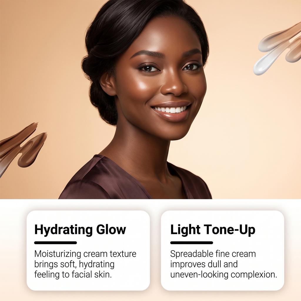 Zephoco Dewy Tinted Sunscreen SPF 45 Dark Shades 50g