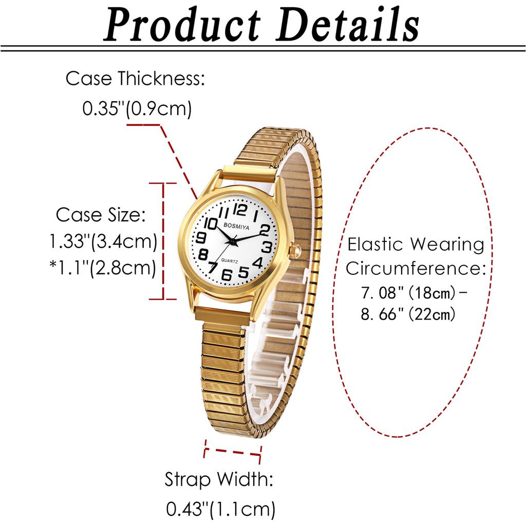 Einfache, Wasserdichte Partneruhren: Analog, Antikes Design mit Ziffern, Stilvolles verstellbares Armband und Armband - Perfektes Geschenk für Jahrestage,