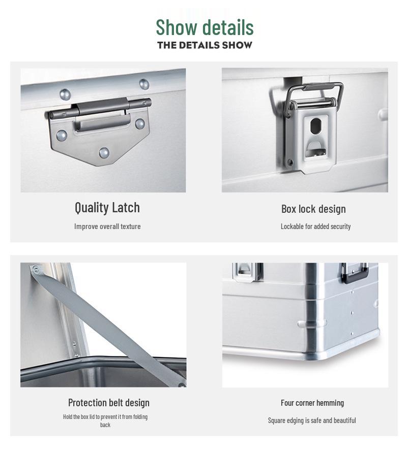 Multifunctional Aluminum Camping and Car Storage Box