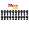 M4/M5/M6 Petal-shaped Rivet Nut Bolts Kits Expansion Metal Rivet Nuts Car License Plate Mounting Clamps and Fasteners
