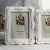 Modern Minimalist Style White Rose Photo Frame for 6-10 Inch Photos