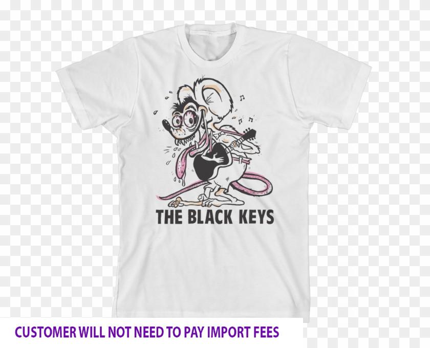 Hot Rare Ratfink The Black Keys Band Cotton White S5XL Shirt HK002 Unisex T-Shirt S