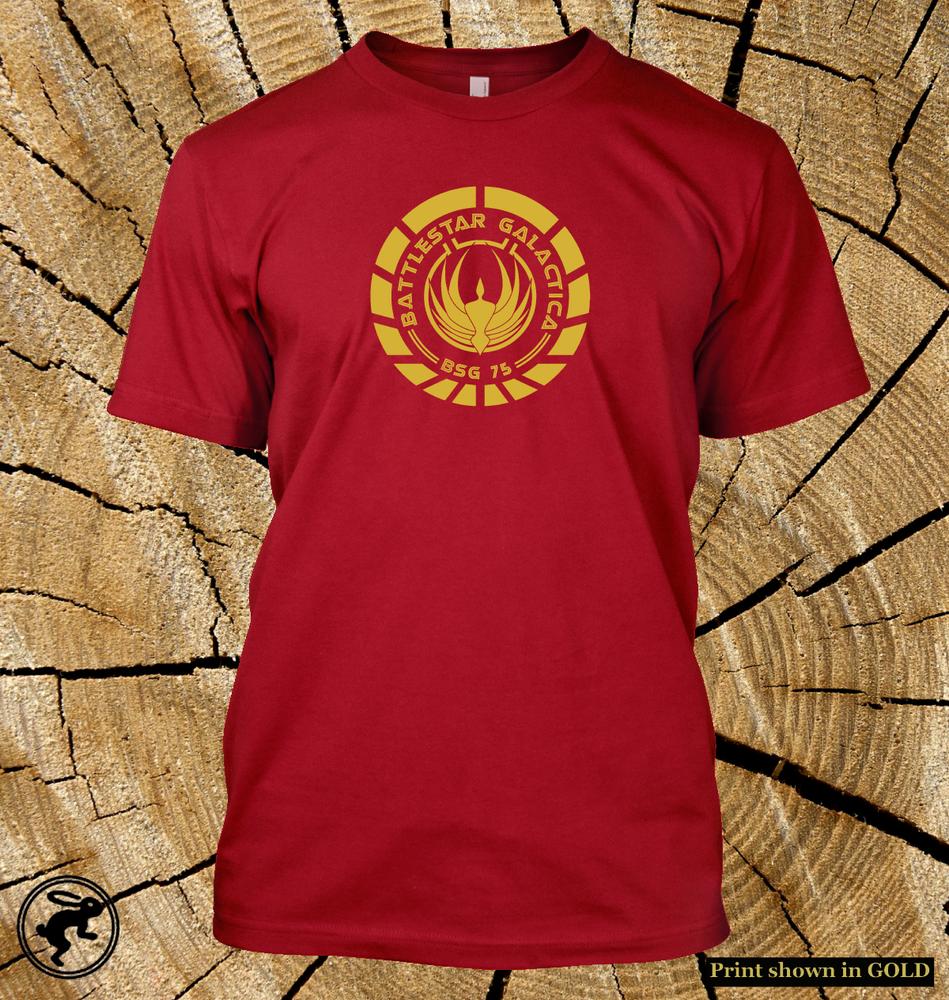 Battlestar Galactica Emblem T Shirt Caprica Scifi Tv Show Tee S