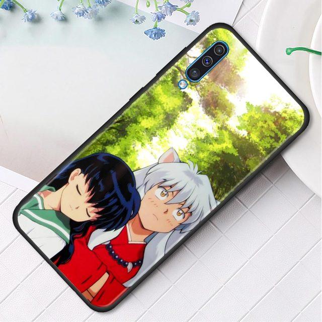 Husă de telefon Anime drăguță Inuyasha pentru Samsung Galaxy A50 A70 A10 A20e A30 A40 A20s A10s A10e A80 A90 A60 A30s Husă din silicon