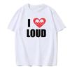 Summer Men Chief Keef I Love Loud Same Style T-Shirt 100 Cotton Tops Tees Male Fashion Short Sleeve Clothing Harajuku Streetwear