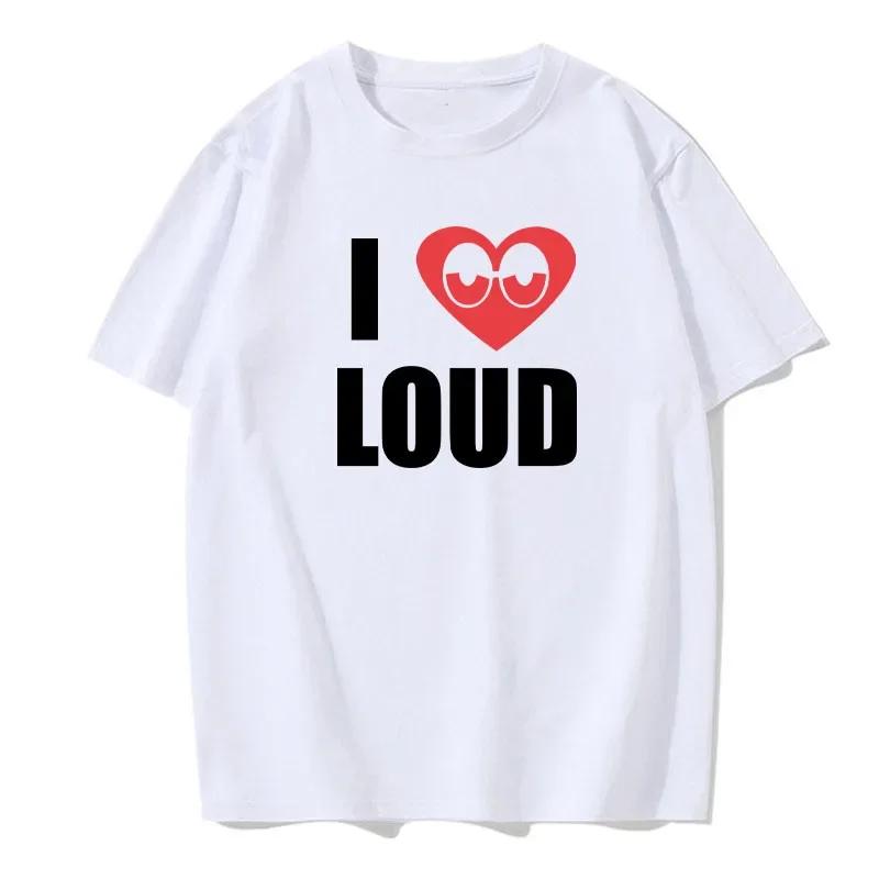 Summer Men Chief Keef I Love Loud Same Style T-Shirt 100 Cotton Tops Tees Male Fashion Short Sleeve Clothing Harajuku Streetwear