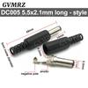 10PCS DC Connectors 5.5x2.1mm 3.5x1.3mm DC Power Plug Male Female Jack Socket Panel Mount DC Power Adapter Connector 5.5*2.1