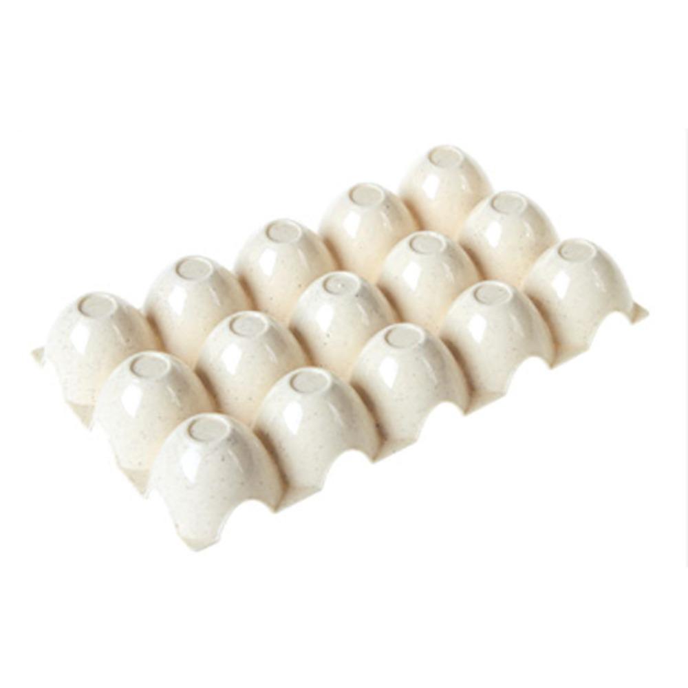 2PCS PP Egg Storage Container 3 Rows Egg Preservation Box Fresh Egg Tray Holder  Kitchen