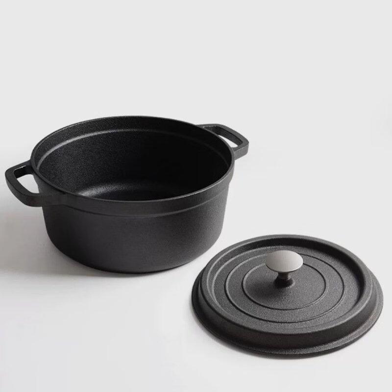 ZISIZ Cast Iron Induction Cooker Stew Pot 26CM