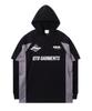 Oc 3R Soccer Layered Hoodie Jersey (Black)