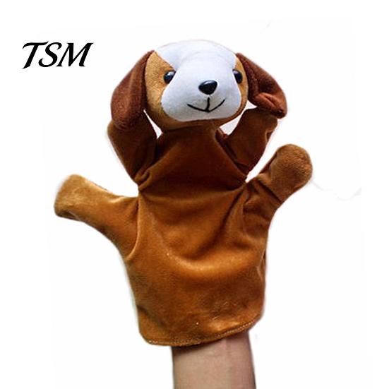 Hand Puppet Toy Animal Super Soft Tear-Resistant Flannel Stuffed Storytelling Preschool Role Play for Home Plush