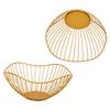 Wire Fruit Bowl Breathable Hollow Anti Overturn Thickened Durable Metal Metal Fruit Basket for