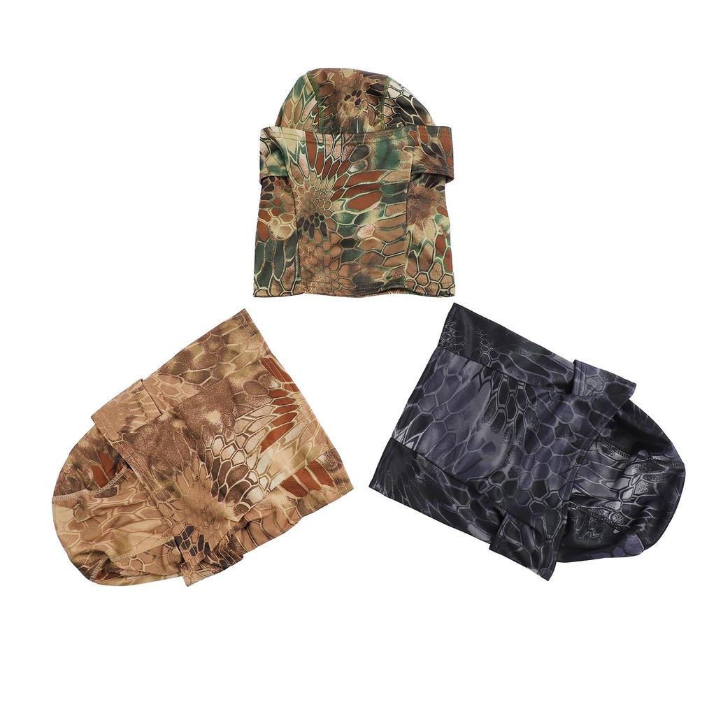 3PCS Riding Head Cover Windproof Sun Protection Breathable Face Neck Hood for Outdoor Sports