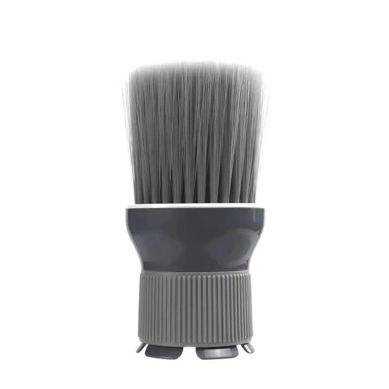 

Фен-щетка Парикмахерская Вихрь Щетка для шеи Парикмахерская Стрижка Чистка Сборщик остриженных волос Семейные Салонные Аксессуары серый