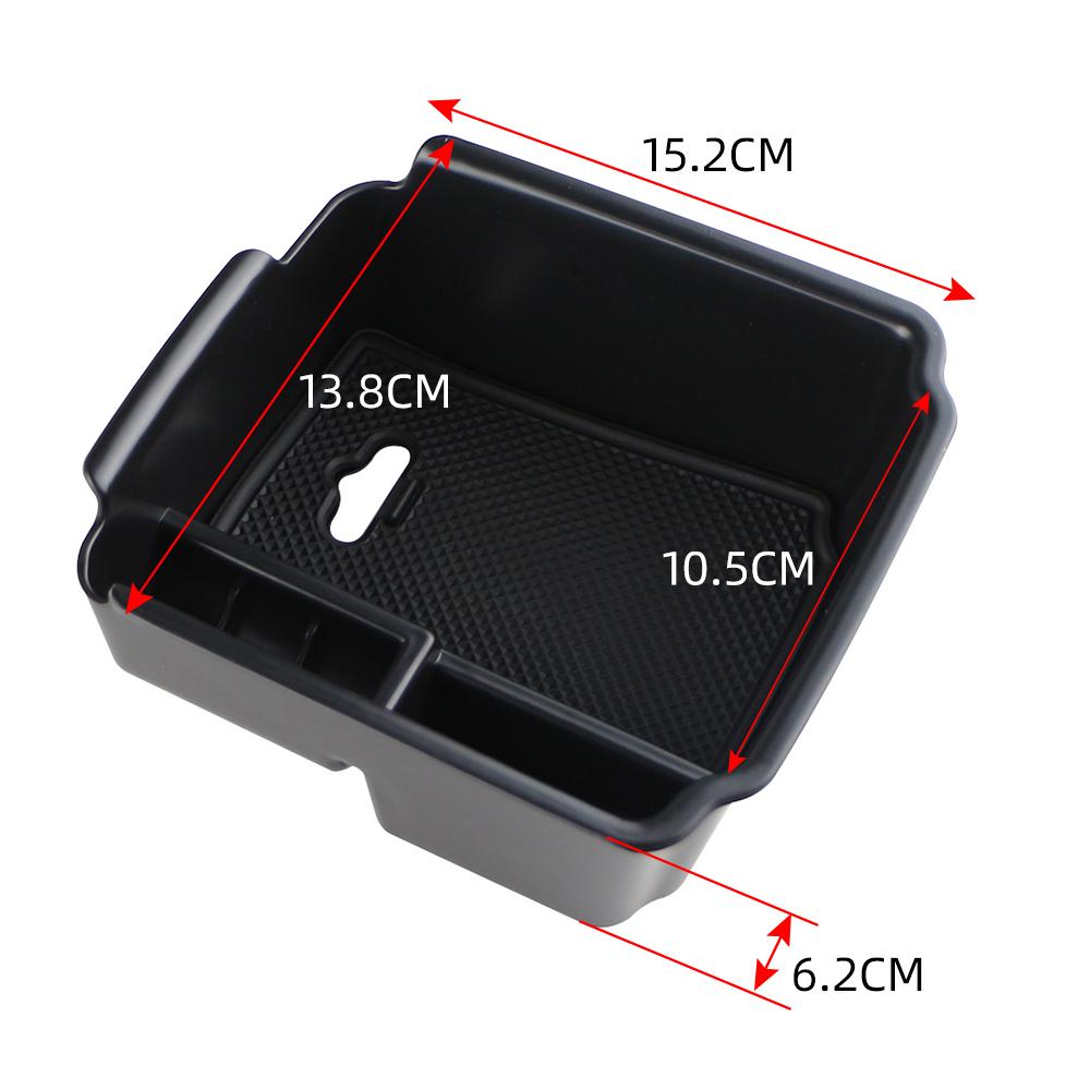 Car Armrest Storage Box Tray for Volkswagen Taos 2025 - 2025 Tiguan MK2 17-22 Storage Box Center Console Organizer Accessories