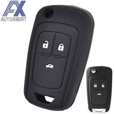 AX Silikon-Fernschlüsselgehäuse für Chevrolet Spark Cruze Orlando Aveo Onix Volt Skin Holder 3 Tasten