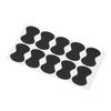 Pick Non Slip Sticker Silicone Guitar Picks Grips with Adhesive Musical Instrument Accessories Black