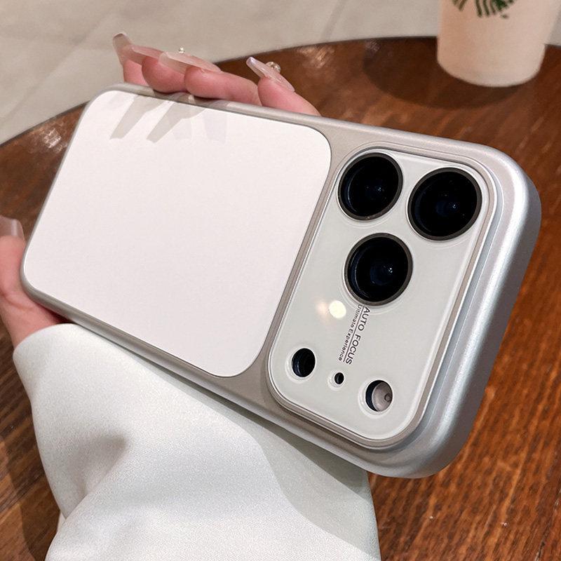 Applicable to iPhone17ProMAX large window Corning two-color mobile phone case Apple 16 all-inclusive Al button case