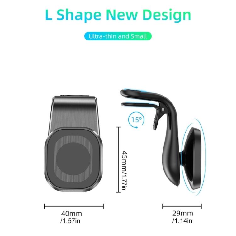 Flexible Impact Absorption Car Phone Holder Highly Power Magnetic Universal Smartphone Fit Simple Assembly for Long Trip