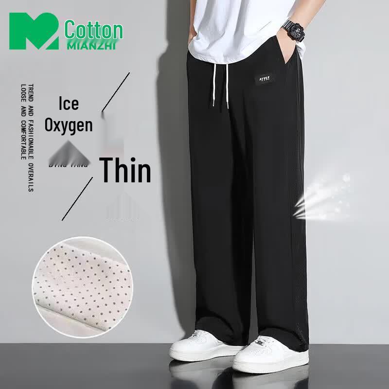 

Men s Summer Ice-Cool Quick-Dry Straight-Leg Casual Pants L