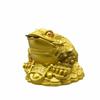 Resin Money Frog Statue 2.36 X 2.09 in Fortune Money Toad Lucky Money Toad  Prosperity Decoration