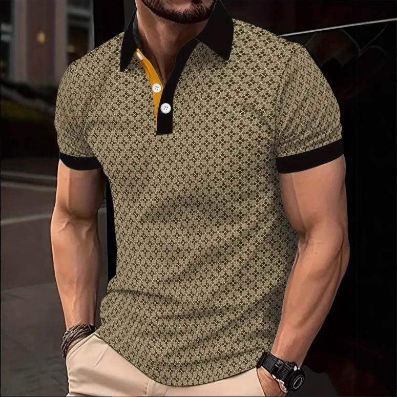 Essential Short-sleeve Polo Shirt, Stylish and Comfortable, Perfect for Casual Wear.