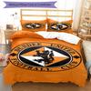 Dundee United Crest Printed Pattern Duvet Cover Set – Includes 1 Duvet Cover and 2 Matching Pillowcases Bedroom Decor Christmas Gifts