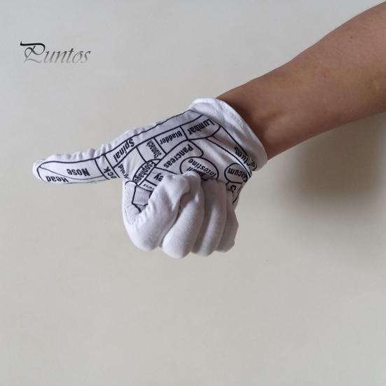 Zestaw rękawic do akupunktury Rękawice do masażu refleksologicznego dłoni z różdżką do masażu akupresurowego Narzędzia do pielęgnacji dłoni Poprawiają zdrowie Złagodzą zmęczenie Prezent dla rodziców