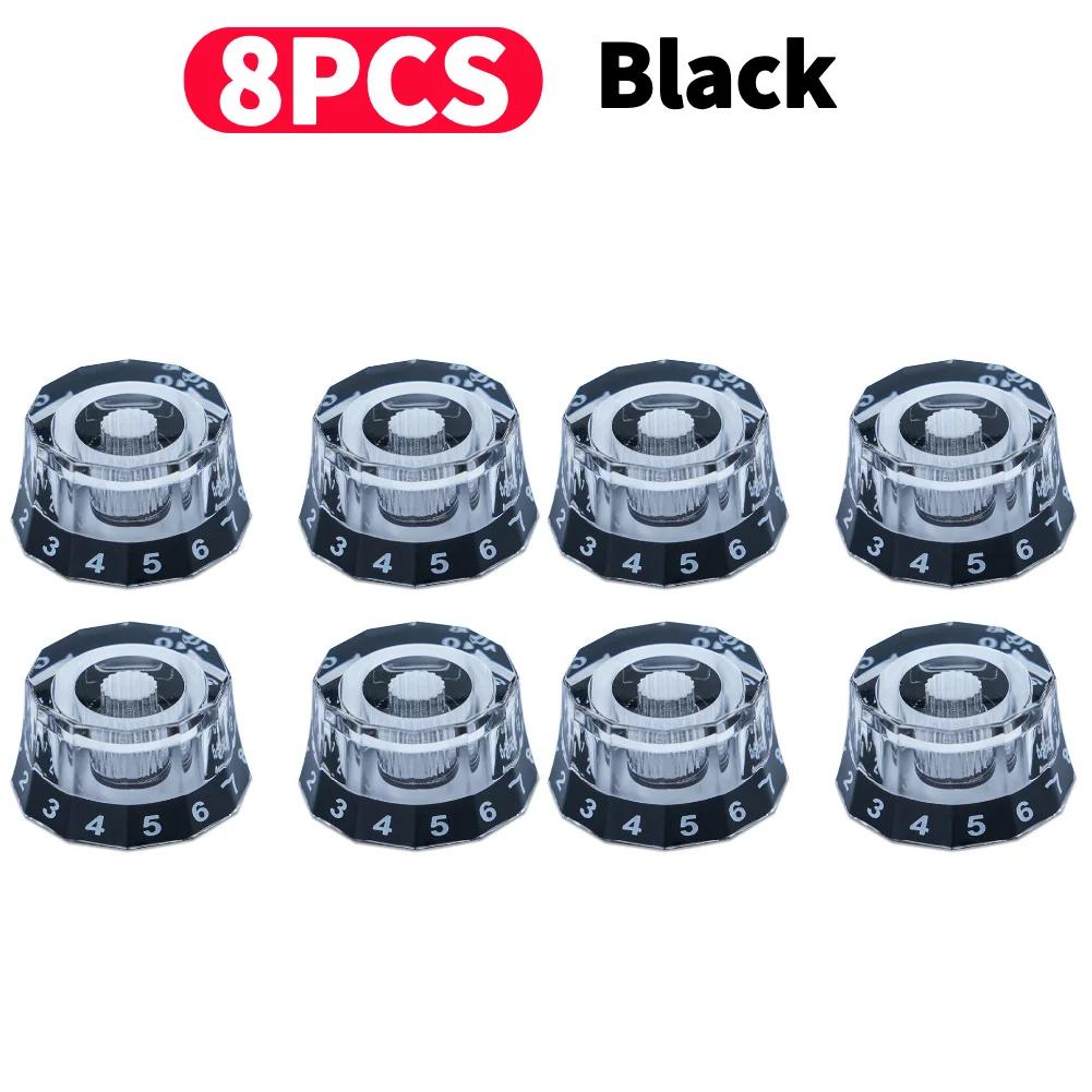 4 Pcs Volume Tone Control Knobs Lampshade Style Electric Guitar Top Hat Knobs Guitar Bell Knobs for Les Paul Guitar Accessories