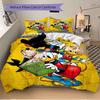 Custom Name Donald Duck Book Cover Print 3Pcs Bedding Set Duvet Cover With 2 Bedro Pillowcase Home Birthday Gift