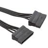 Power 2 15Pin Male Power Cable Professional Stable Supply 1 to to 2 15Pin