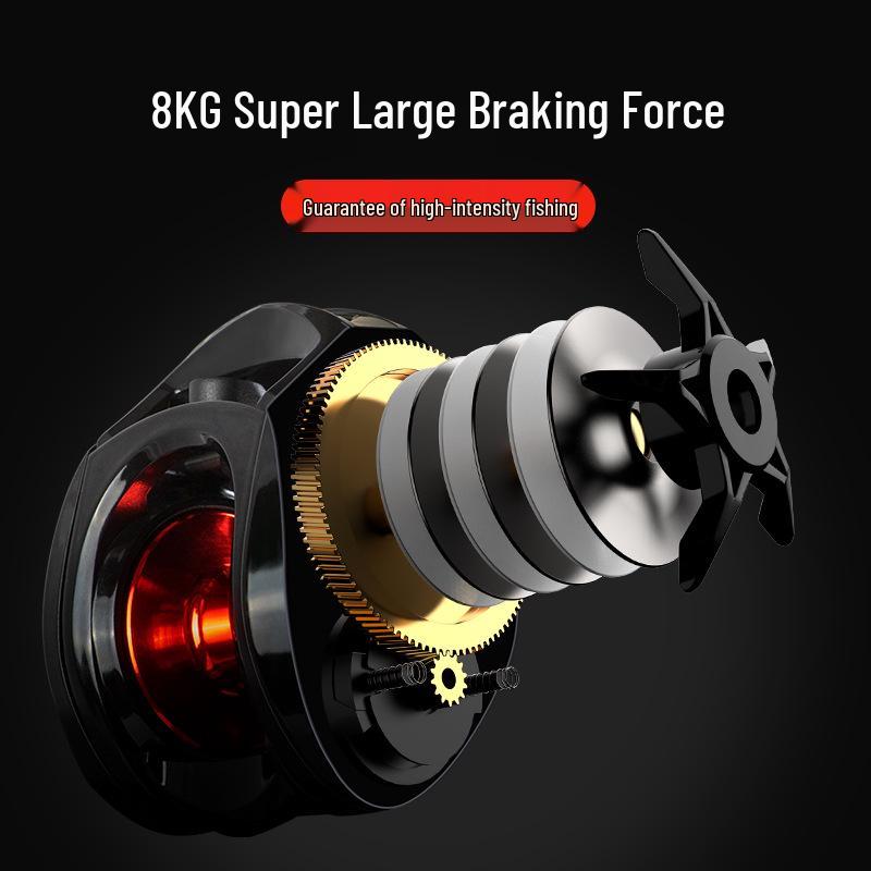 Explosion-Proof Long Cast Baitcasting Reel for Micro and Sea Fishing