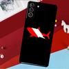 Diver Down Diving Flag Funda For Samsung Galaxy S26 S25 S24 S22 S23 Ultra Plus S20 S21 FE S9 S10 S25 FE Phone Case
