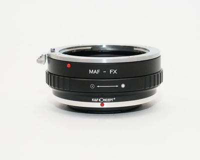 CONCEPT Minolta AF naar FX vatting adapter met lensdoekje K&F A-mount X-mount af-fx (KFFX)