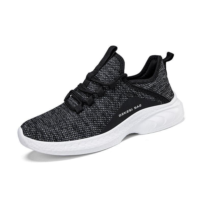 Spring New Travel Shoes Running Shoes Women's Flying Woven Breathable Sports Fitness Lightweight Casual Shoes
