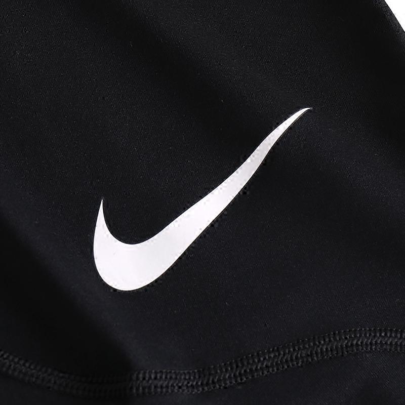 Nike Printed Logo Elastic Tight Fitness Pants Men Pants Black 838067-010