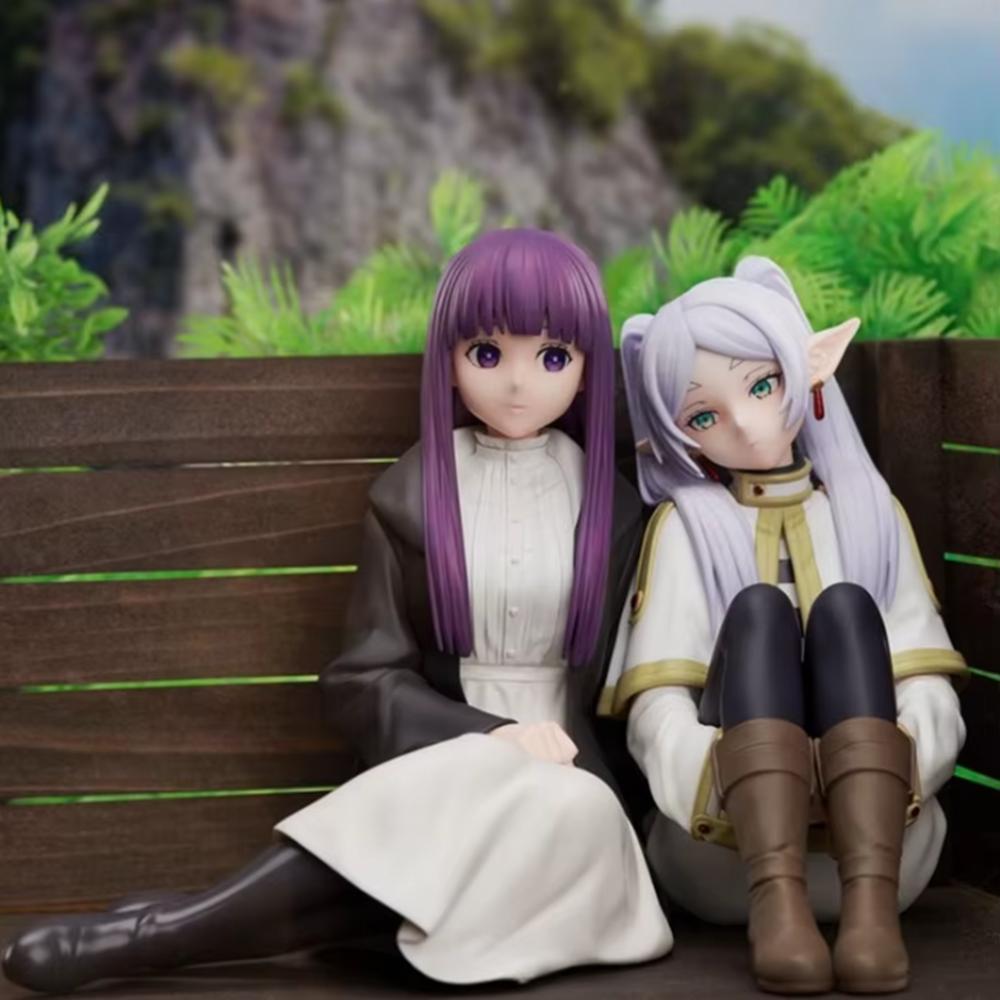 11CM Anime Sousou no Frieren Frieren Noodle Stopper Figure Desktop Decorate Anime Model Toy Gift Aciton Figure Collect 1/7 PVC